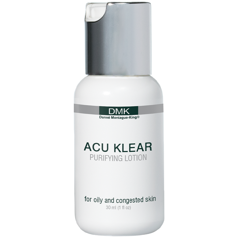 A product image of ACU KLEAR with no background and a green label