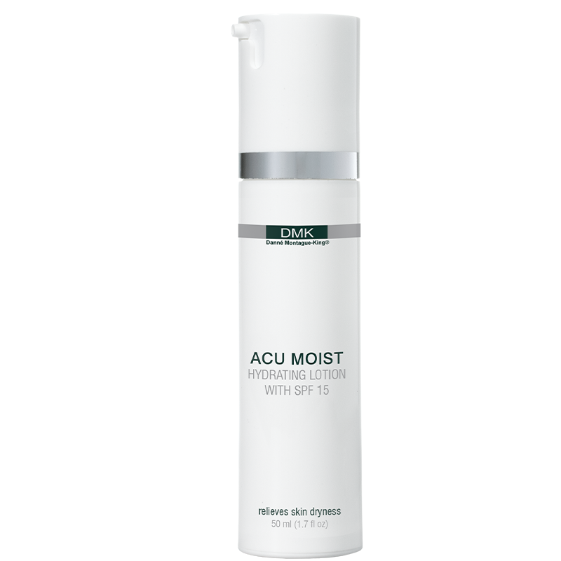 A product image of ACU MOIST with no background and a green label