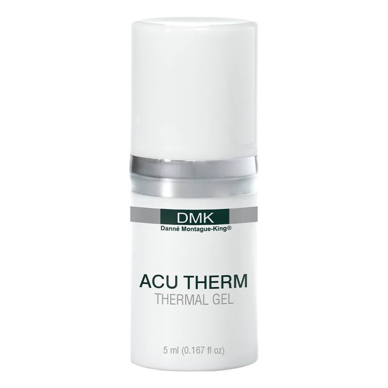 A product image of ACU THERM with no background and a green label