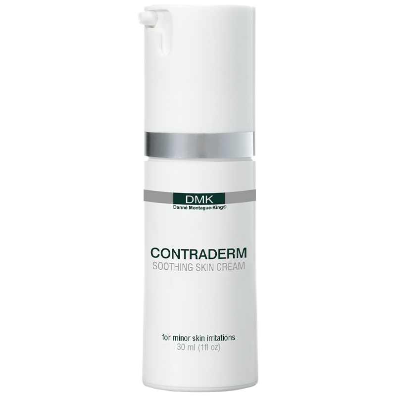 A product image of CONTRADERM with no background and a green label