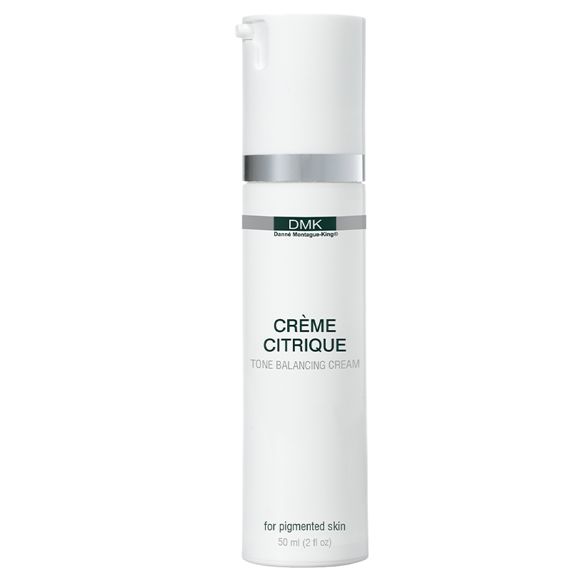 A product image of CRÈME CITRIQUE with no background and a green label