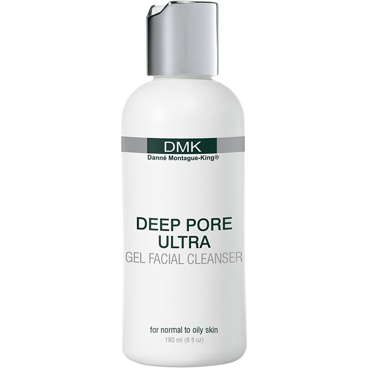 A product image of DEEP PORE ULTRA with no background and a green label