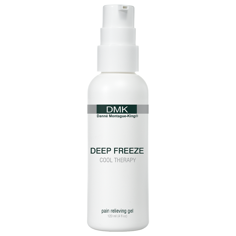 A product image of DEEP FREEZE with no background and a green label